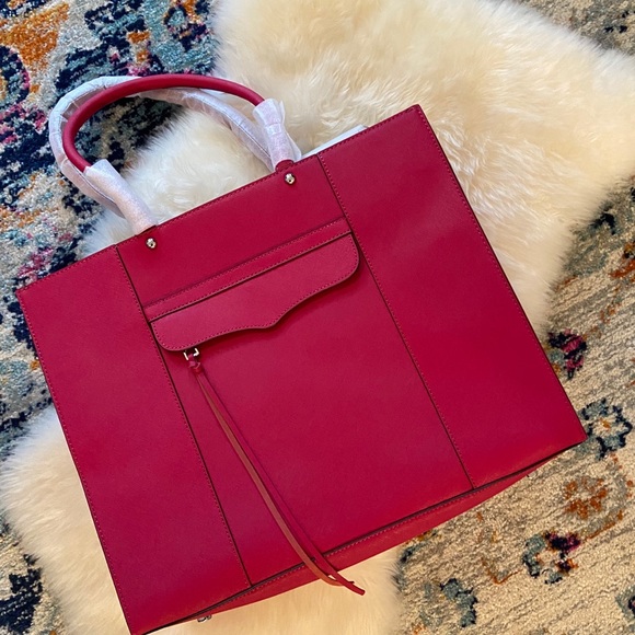 NEW! Rebecca Minkoff LARGE MAB Leather Tote - Picture 7 of 8